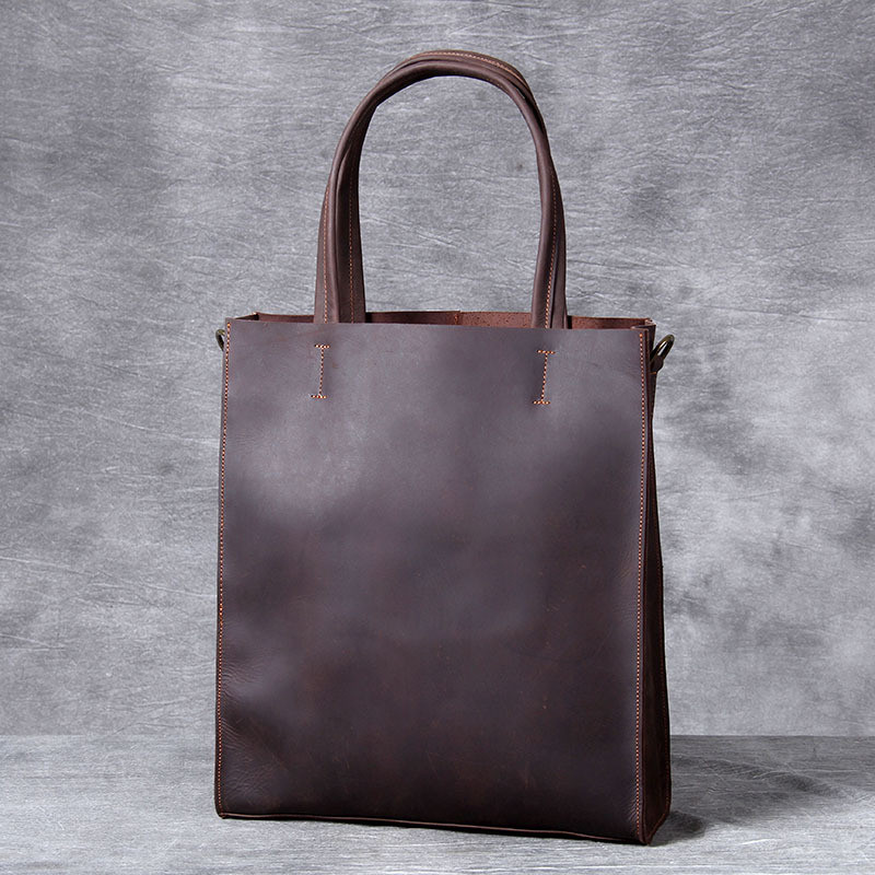 Leatherwork Workshop - Borsa tote a mano da uomo