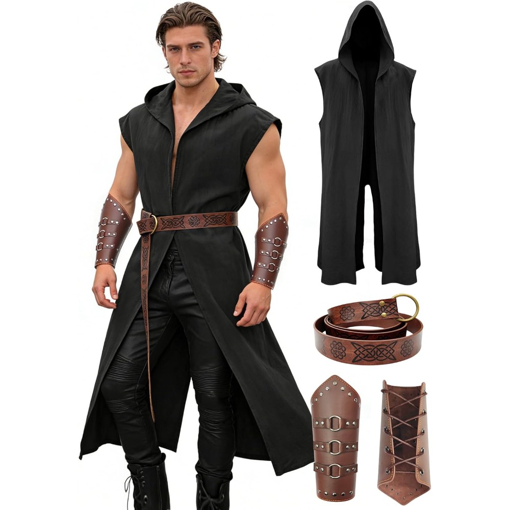 Leatherwork Belt - Set Costume Rinascimentale da Uomo –