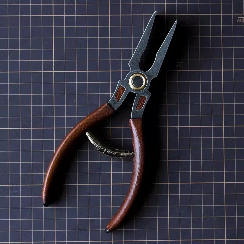 Leatherwork Vise - Pinze per fissaggio cavi, morsa da