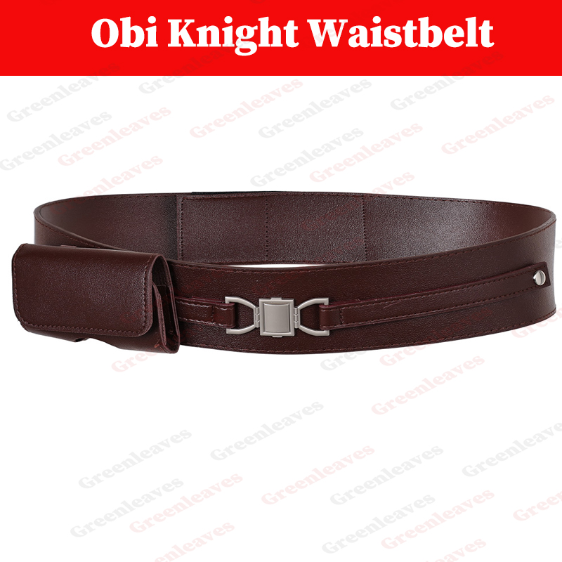 Leatherwork Belt - Obi Ruolo Wan Cintura Marsupio Cosplay