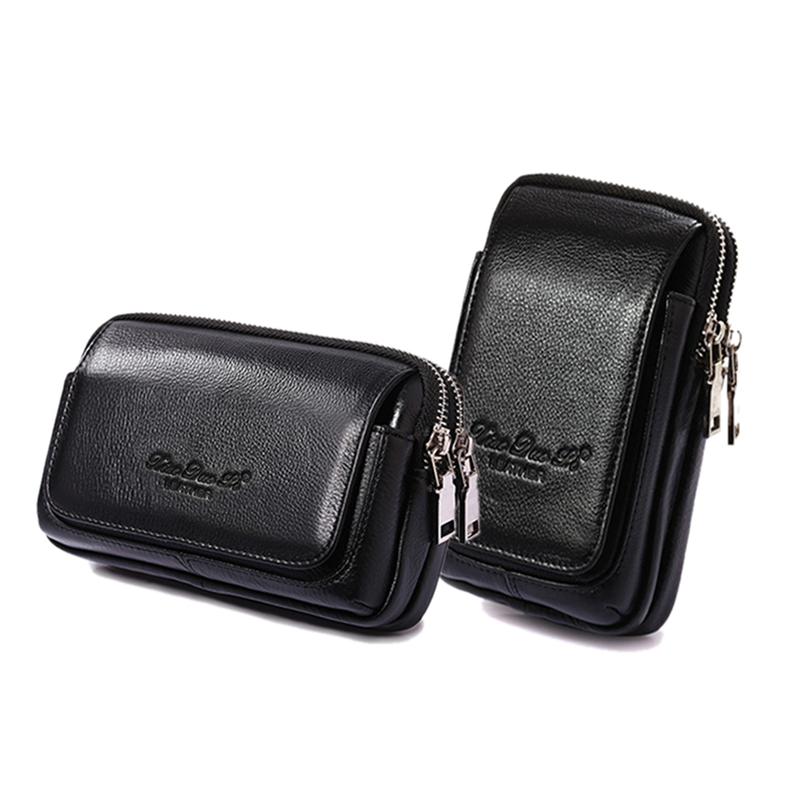 Leatherwork Belt - Marsupio da uomo in vera pelle