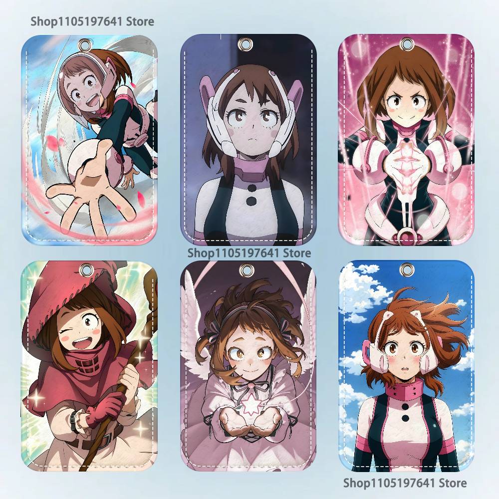 Leather Work In My Area - Portachiavi My Hero O-Ochako Uraraka per