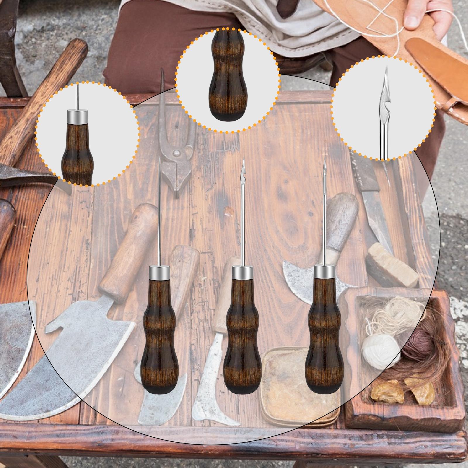 Leatherwork Repairs - Set di Forbici e Punti da