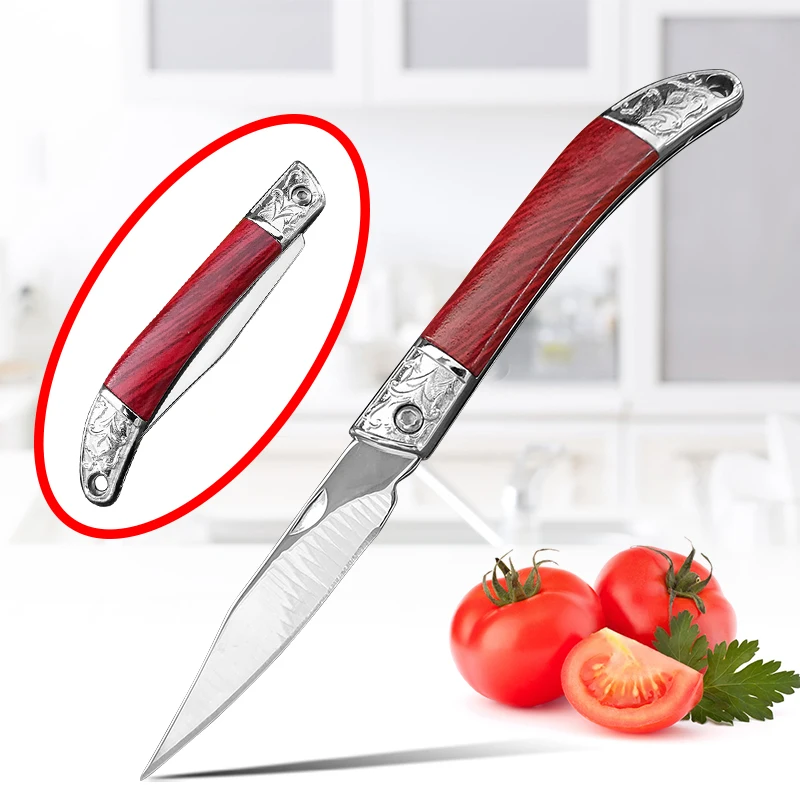 Bone Folder Tool - Coltello multiuso Lama pieghevole Disossare Mannaia