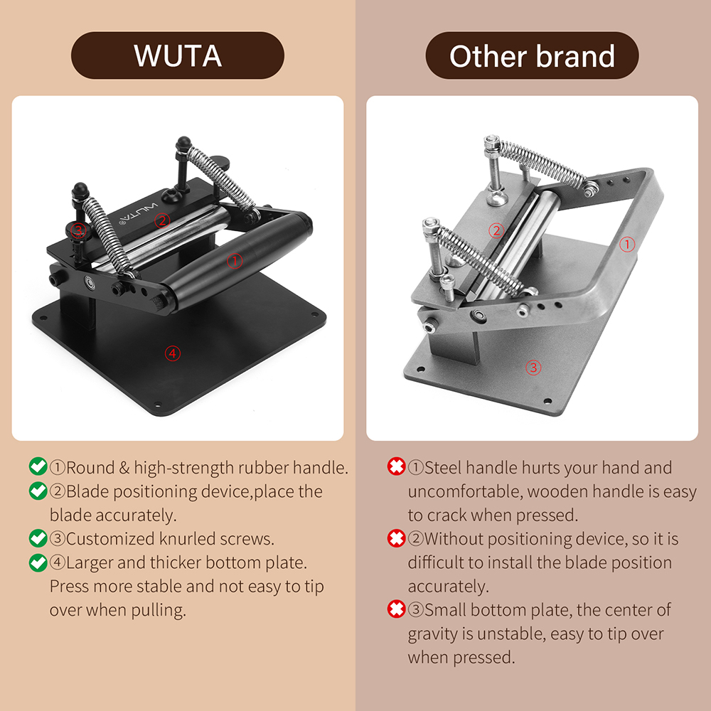 WUTA Macchina per sbucciare la - Skiver Leather Thin recensione e prezzo