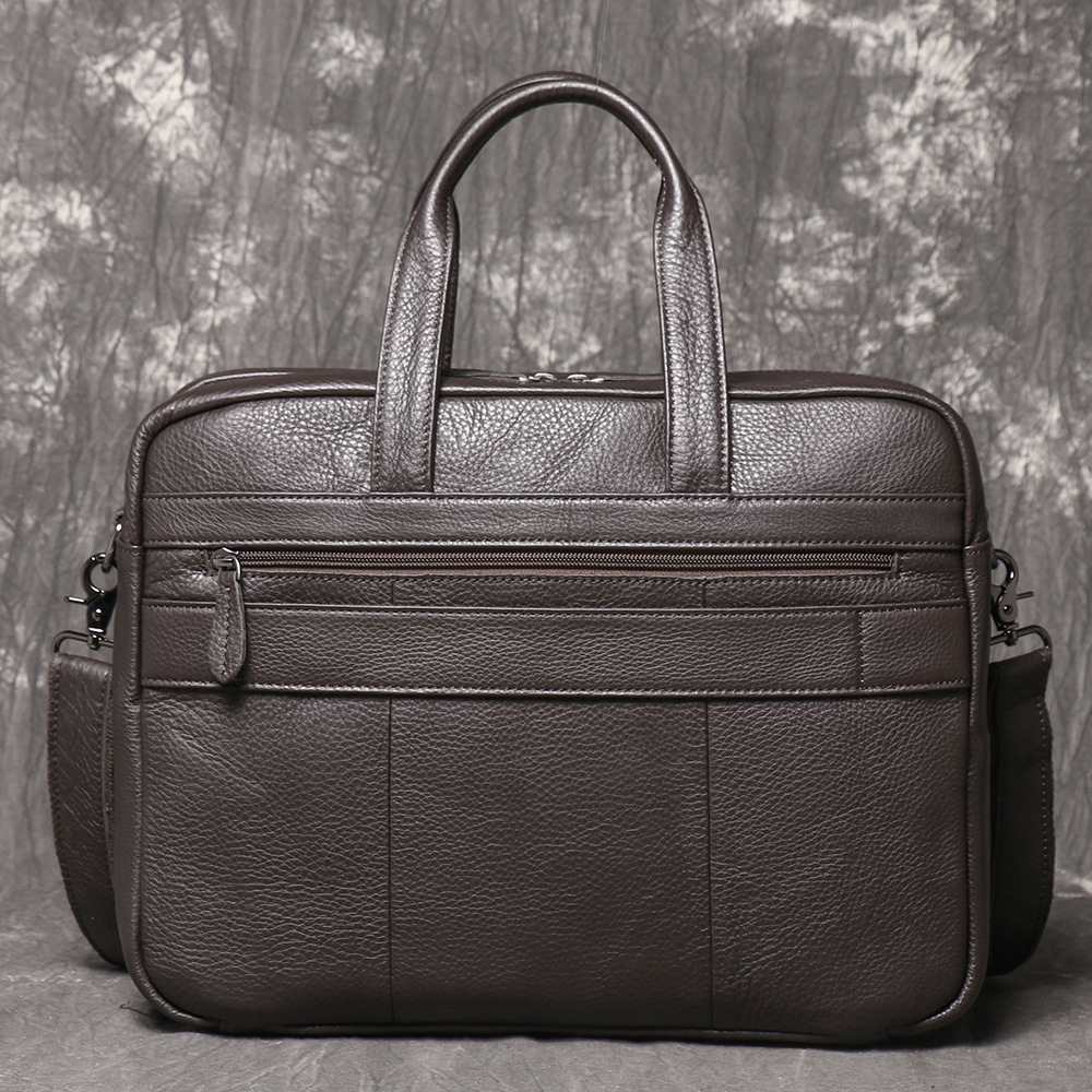 Borsa da Lavoro in Vera Pelle  - Leather Work Bag Mens recensione e prezzo