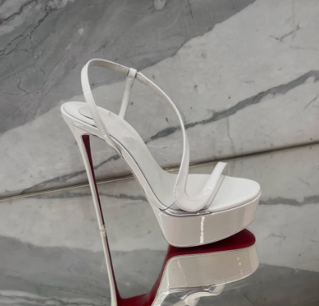 Sandali con tacco a spillo e p - Leather Work Heels recensione e prezzo
