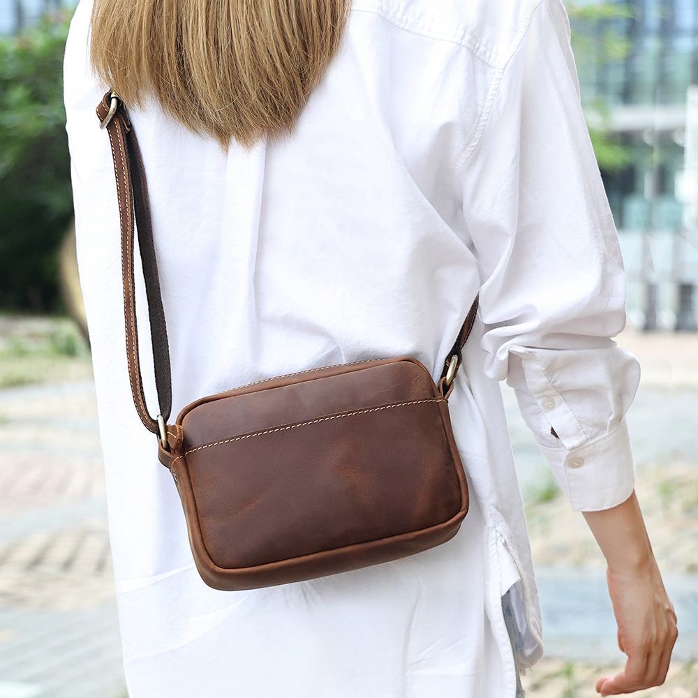 Borsa a Tracolla in Vera Pelle - Leather Work Bag Mens recensione e prezzo