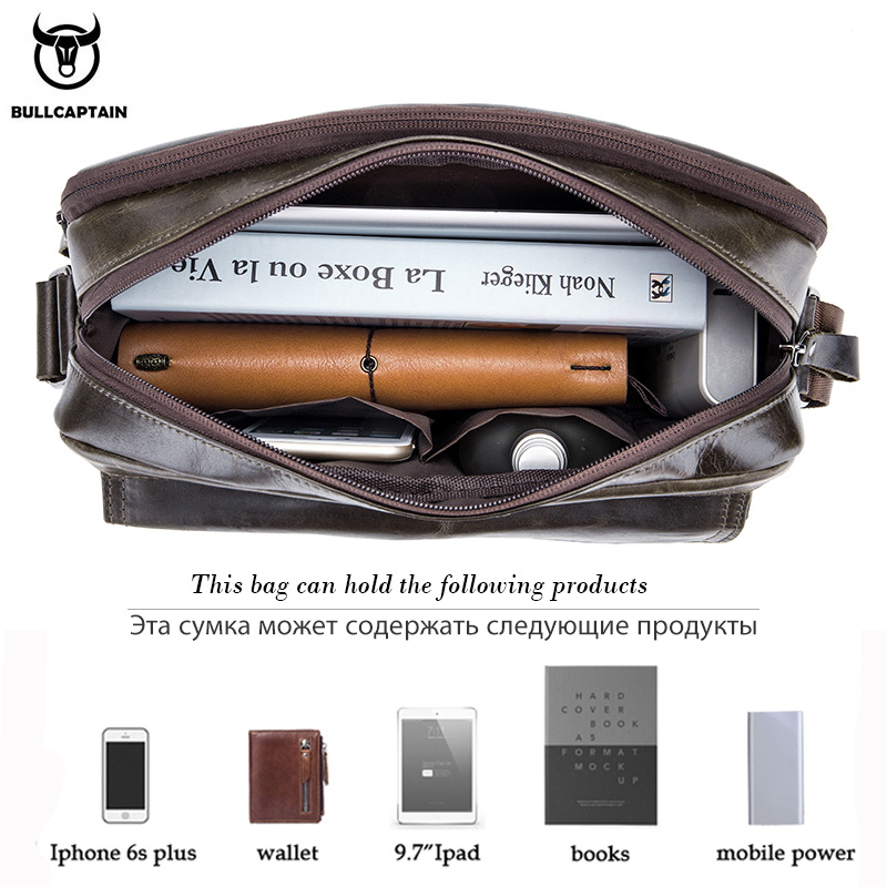 BULLCAPTAIN Borsa a tracolla d - Leather Work Bag Mens recensione e prezzo