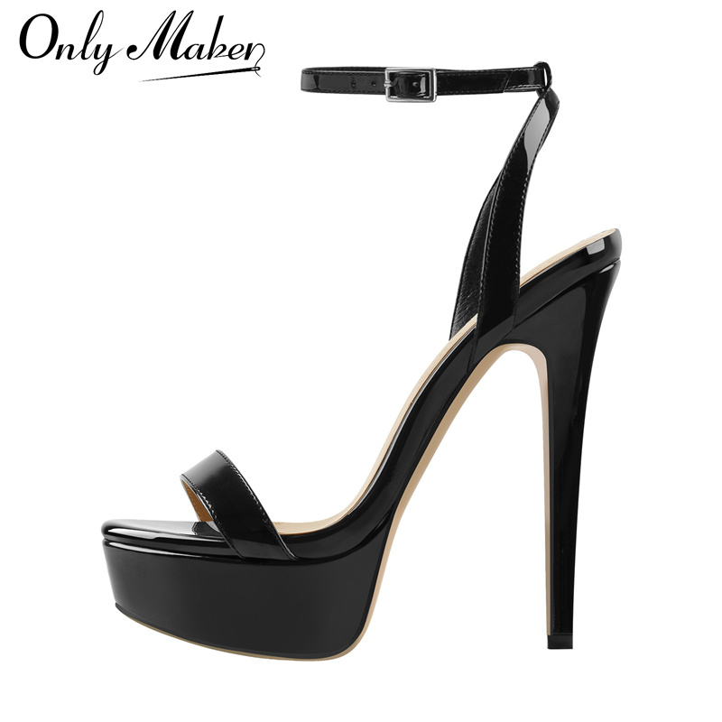 Onlymaker Sandali da donna con - Leather Work Heels recensione e prezzo