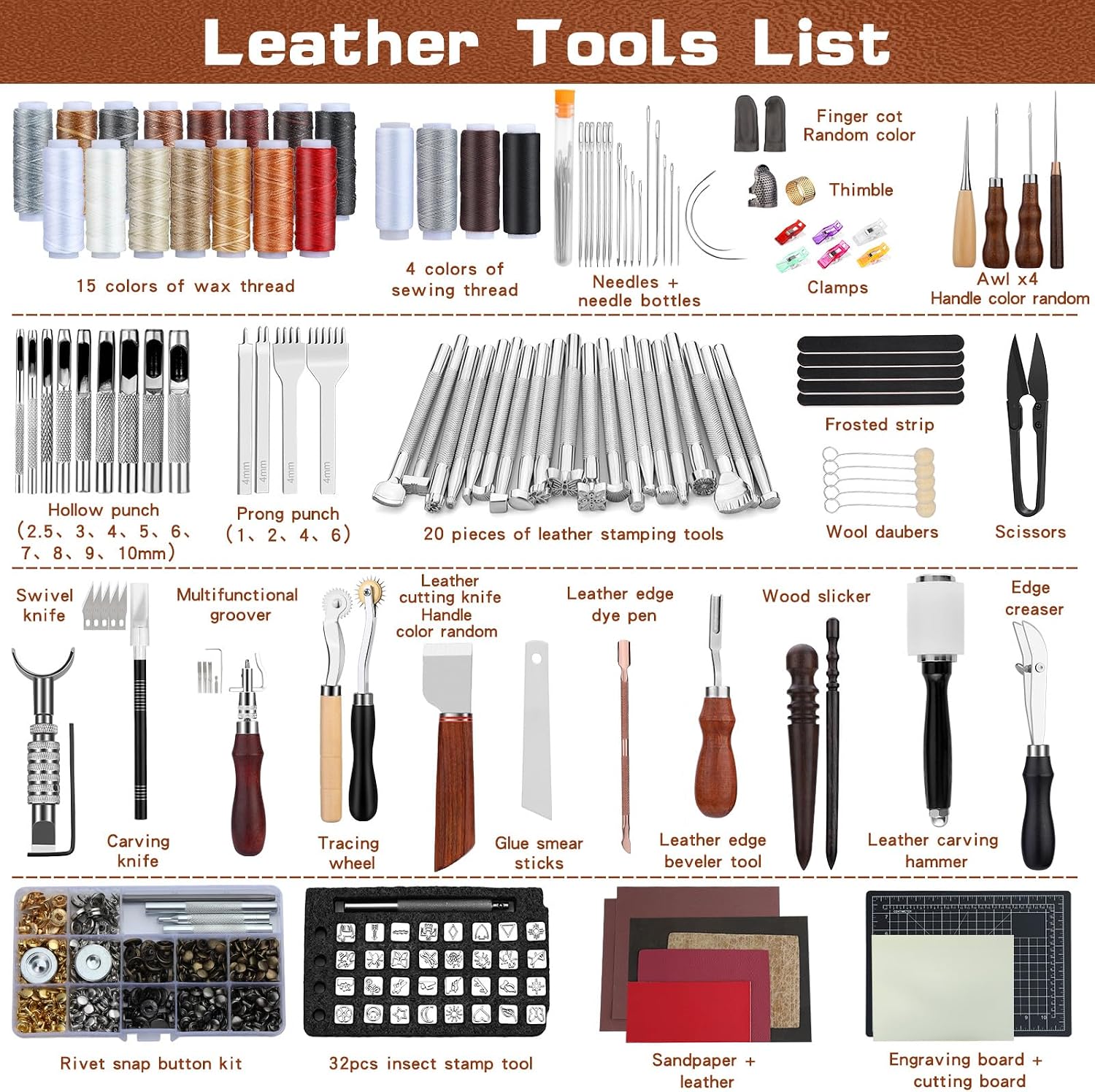 Kit Professionale per Lavorazi - Leather Working recensione e prezzo