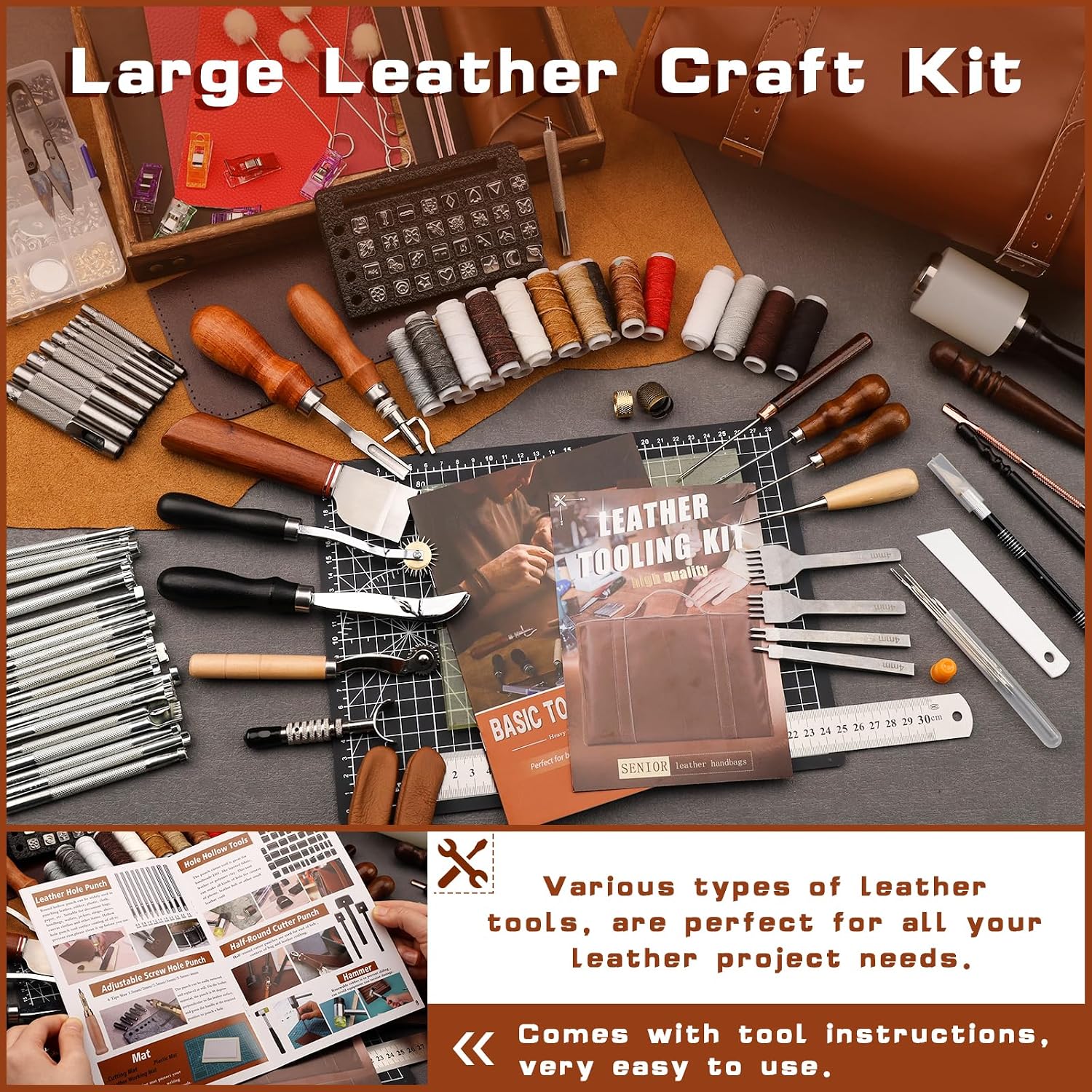 Kit Professionale per Lavorazi - Leather Working recensione e prezzo