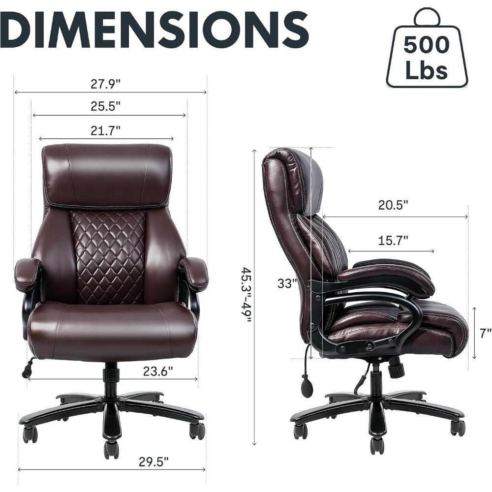 Sedia da Ufficio ad Alta Capac - Leather Working recensione e prezzo