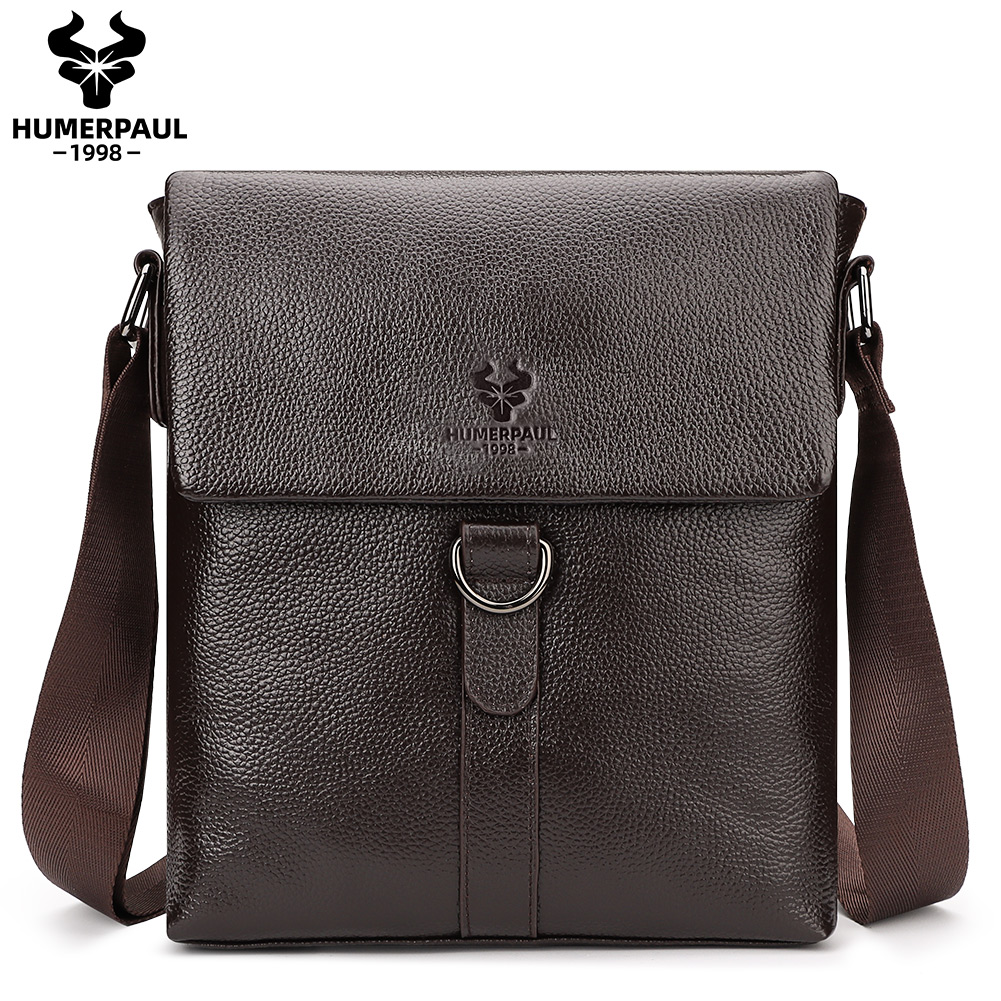 HUMERPAUL 2023 New Fashion Men - Leather Work Bag Mens recensione e prezzo